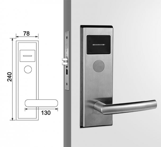 Elektronischer RFID Hotel-Verschluss des Edelstahl-mit ProUSB-Verschluss-System