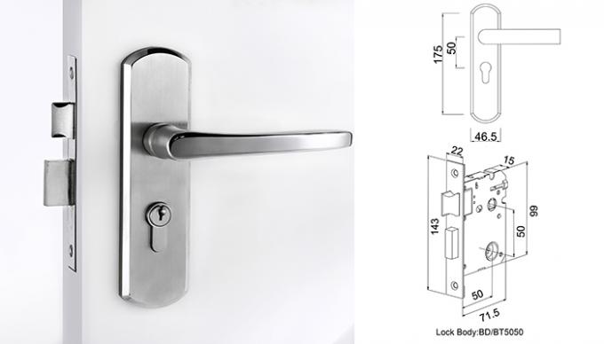 Verzapfen Sie Hebel Lockset-Edelstahl-Türschloss-Bolzen BD5050/5050A zwei