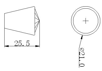 Einzelnes Loch-Glasdiamant-Möbel-Griffe und Griffe für Schrank/Fach