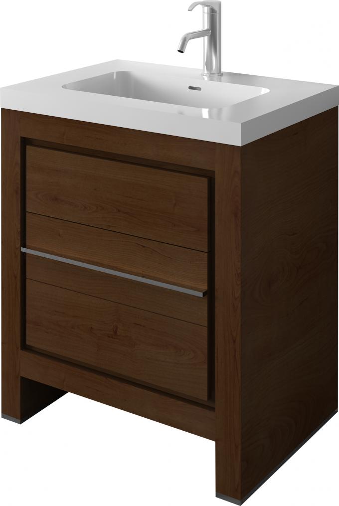 Elegante Eiche MDF-Badezimmer-Möbel mit Seitenkabinett 800 X.25 x 700mm