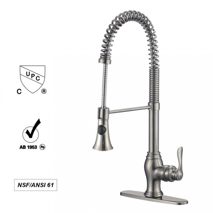 CUPC genehmigte Chrome-Messingwasserkraft-Wannen-Hähne ziehen Wasser-Hahn aus