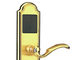 Plattiert mit Gold Hotel elektronisches Türschloss mit Karte / Schlüssel bedient 288 * 73mm Plattengröße