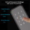 Aluminiumlegierung Tastatur Smart Door Lock für die Haustür NFC-Karte freischalten