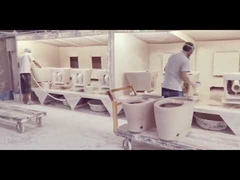 Lackierungsprozess für Badewanne