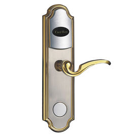 Smart Plattiert Gold / Nickel Elektronische Türschloss RFID-Karte Digitale Schlüssellose Türschlösser