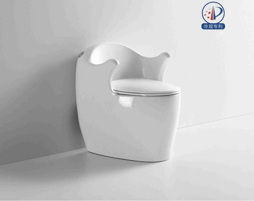 Moderne weiße matte schwarze Siphon Spülung Typ Badezimmer Sanitärwaren