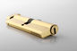 Goldener Messing Türschließzylinder 110mm Hochsicherheit mit Daumendreh