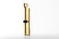 Goldener Messing Türschließzylinder 110mm Hochsicherheit mit Daumendreh