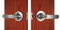 Sowohl linke als auch rechte Türen Rohrschlösser Satin-Nickel-Ausführung