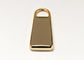 30 * 13 * 4mm gefüllte Handtasche Zubehör Hardware Goldener Reißverschluss Ziehen für Tasche