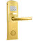 Moderne Zinklegierung Elektronische Tür Schließkarte / Schlüsselöffnung Mit PVD-Goldveredelung