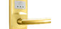 Moderne Zinklegierung Elektronische Tür Schließkarte / Schlüsselöffnung Mit PVD-Goldveredelung
