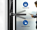 Intelligentes Türschloss schmaler Aluminiumrahmen-Bluetooths für Wohnung