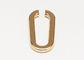 Goldplattierte Zinklegierung Handtasche Zubehör Hardware mit individuellem Logo