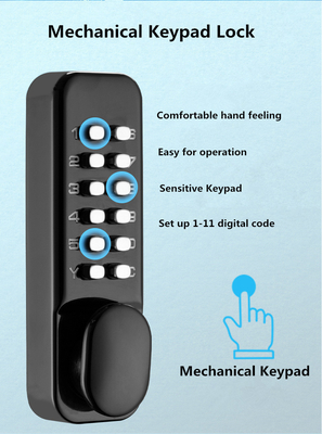 Digitales Codeschloss mit mechanischer Tastatur, einfach zu verwenden für Eingangstüren