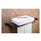 Gesundheitlicher Waren-Badezimmer-zusätzlicher Handtuchhalter-an der Wand befestigter Tuch-Regal-Messing