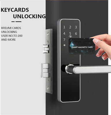 Smart Door Lock Schlüssellose NFC / IC-Karte Öffnen Touchscreen Tastatur Hotel APP