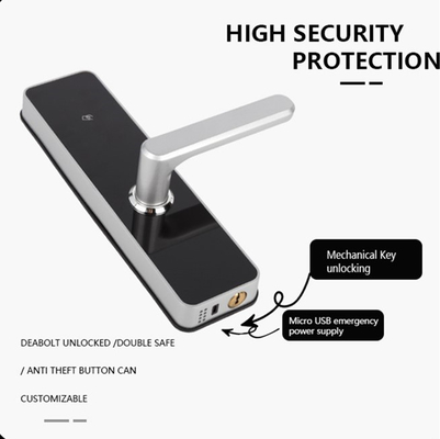 Smart Door Lock Schlüssellose NFC / IC-Karte Öffnen Touchscreen Tastatur Hotel APP