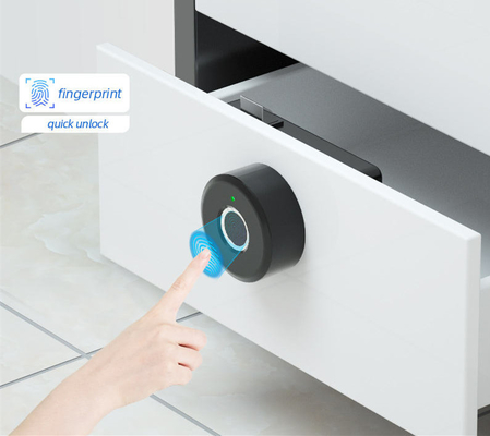 Elektronisches Smart Cabinet Lock Zinklegierung 5.0 Bluetooth Fingerabdruck Mehrfachentriegelung