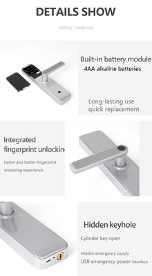 Bluetooth WLAN RFID Schlüssellos Smart Door Lock für das Haus Eingangstür Zimmer Tür