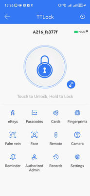 Gesichtserkennung / Cat Eye Video / Palm Vein Smart Door Lock IP65 Aluminium