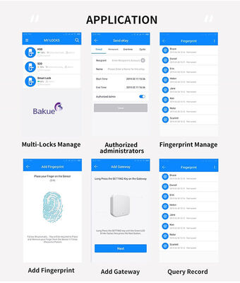 120Min Feuerdichte Fingerabdruck Tür Schloss Kompatible Eingang Tür Wohnung Tür Hotel Tür Büro Tür Zugang Lösung Smart APP WiFI Code