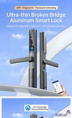 AA-Batterie Smart Digital Door Lock Smart Door Lock Ultra-Höhe-Sperre Ultra-Dünne 25mm Schließbildschirm Türen Zugangsvorrichtung