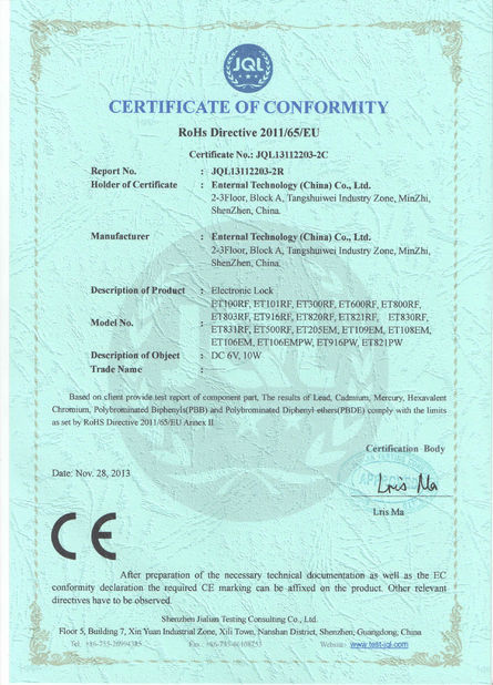 China Bakue Commerce Co.,Ltd. Zertifizierungen